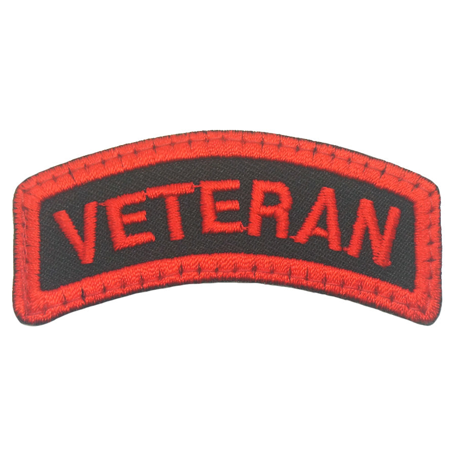 VETERAN TAB - BLACK RED