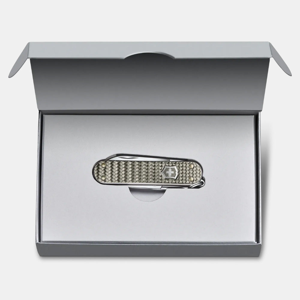 VICTORINOX CLASSIC PRECIOUS ALOX 58MM WITH GIFT BOX - INFINITE GRAY
