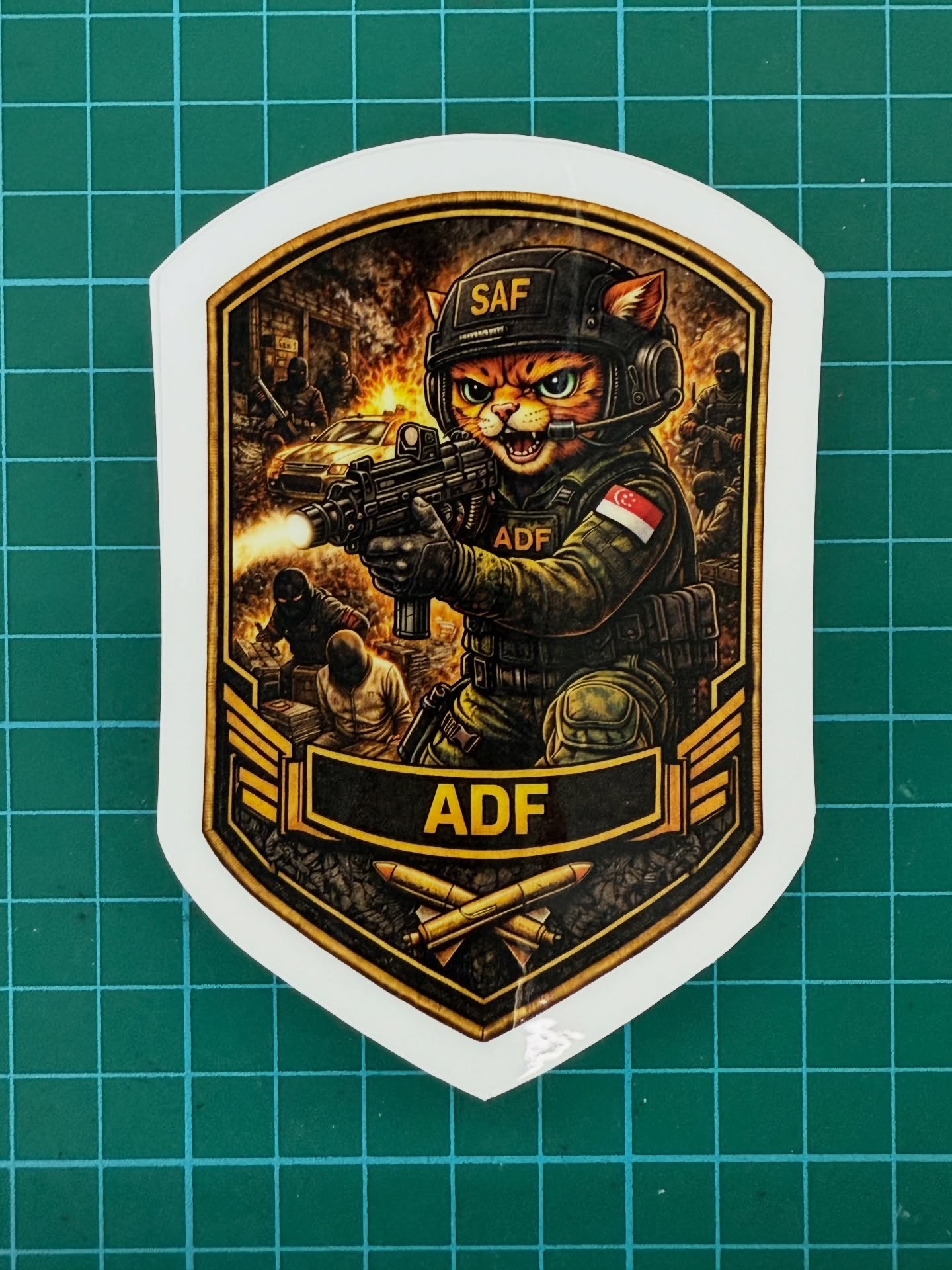 Tactical Titan Outdoor Stickers: Commandos, Naval Divers & Pilot Editions