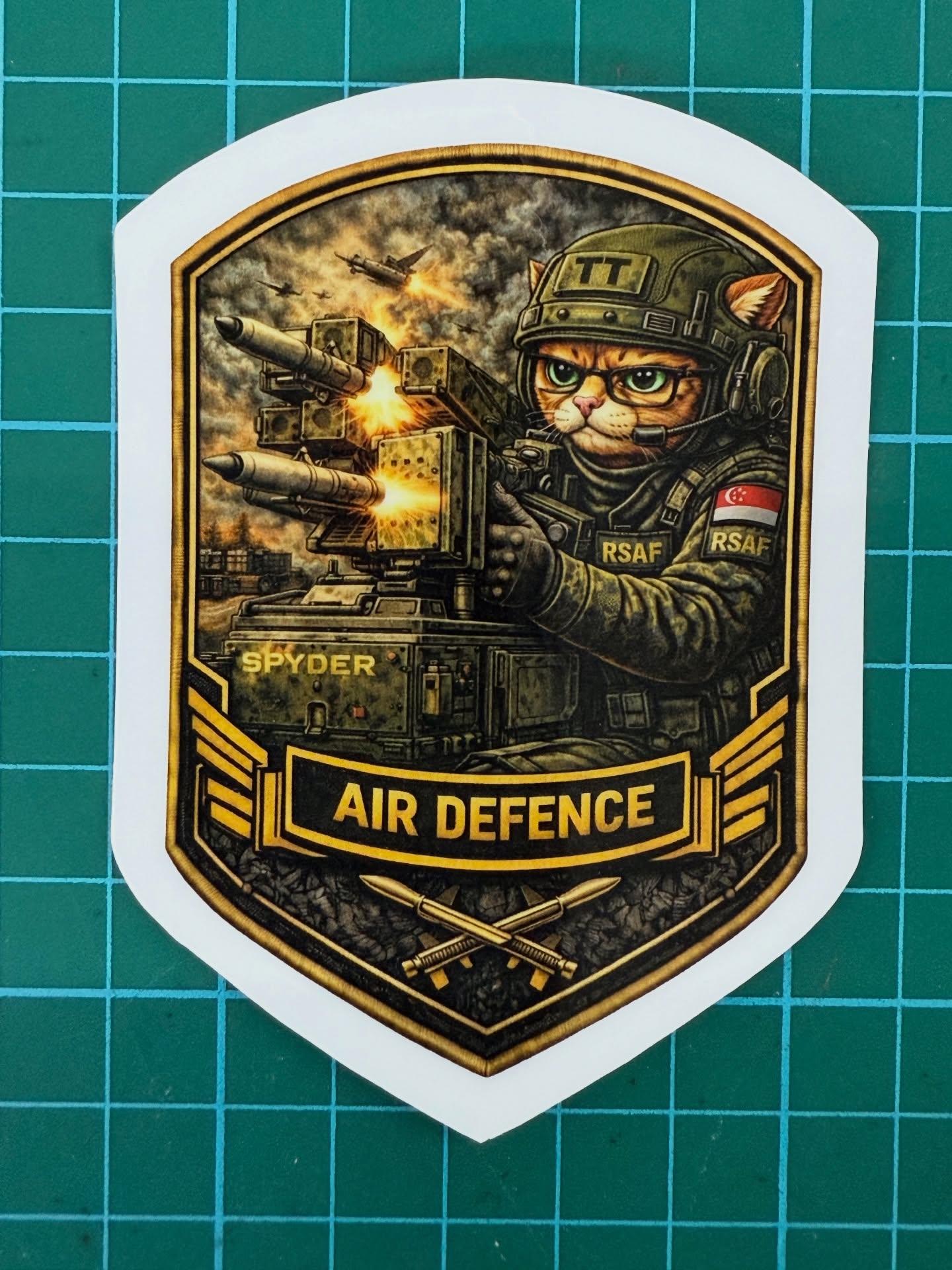 Tactical Titan Outdoor Stickers: Commandos, Naval Divers & Pilot Editions