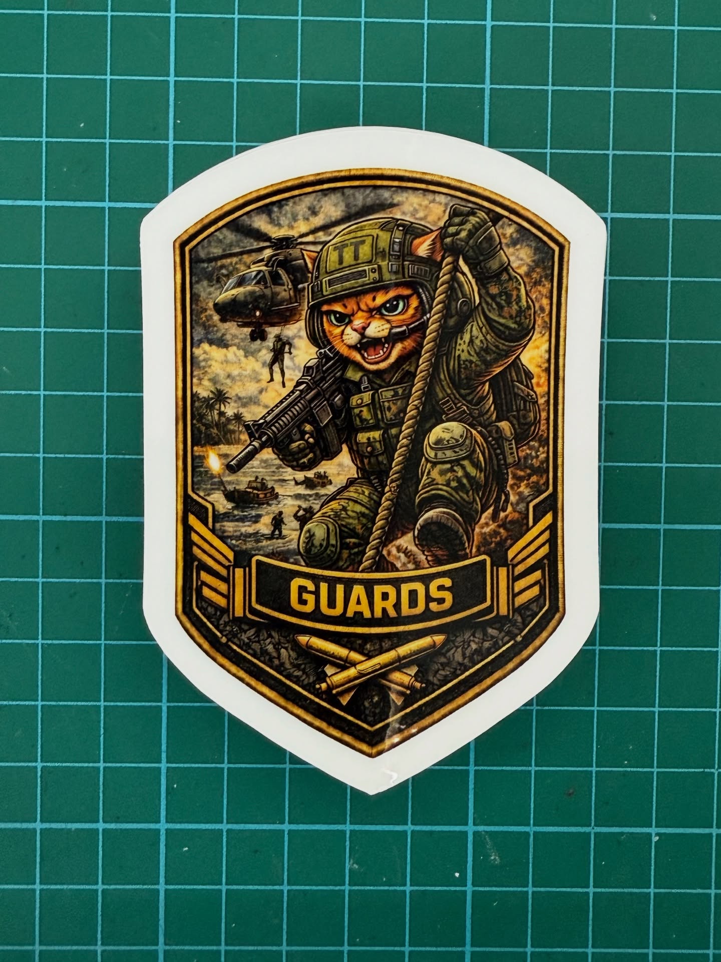 Tactical Titan Outdoor Stickers: Commandos, Naval Divers & Pilot Editions