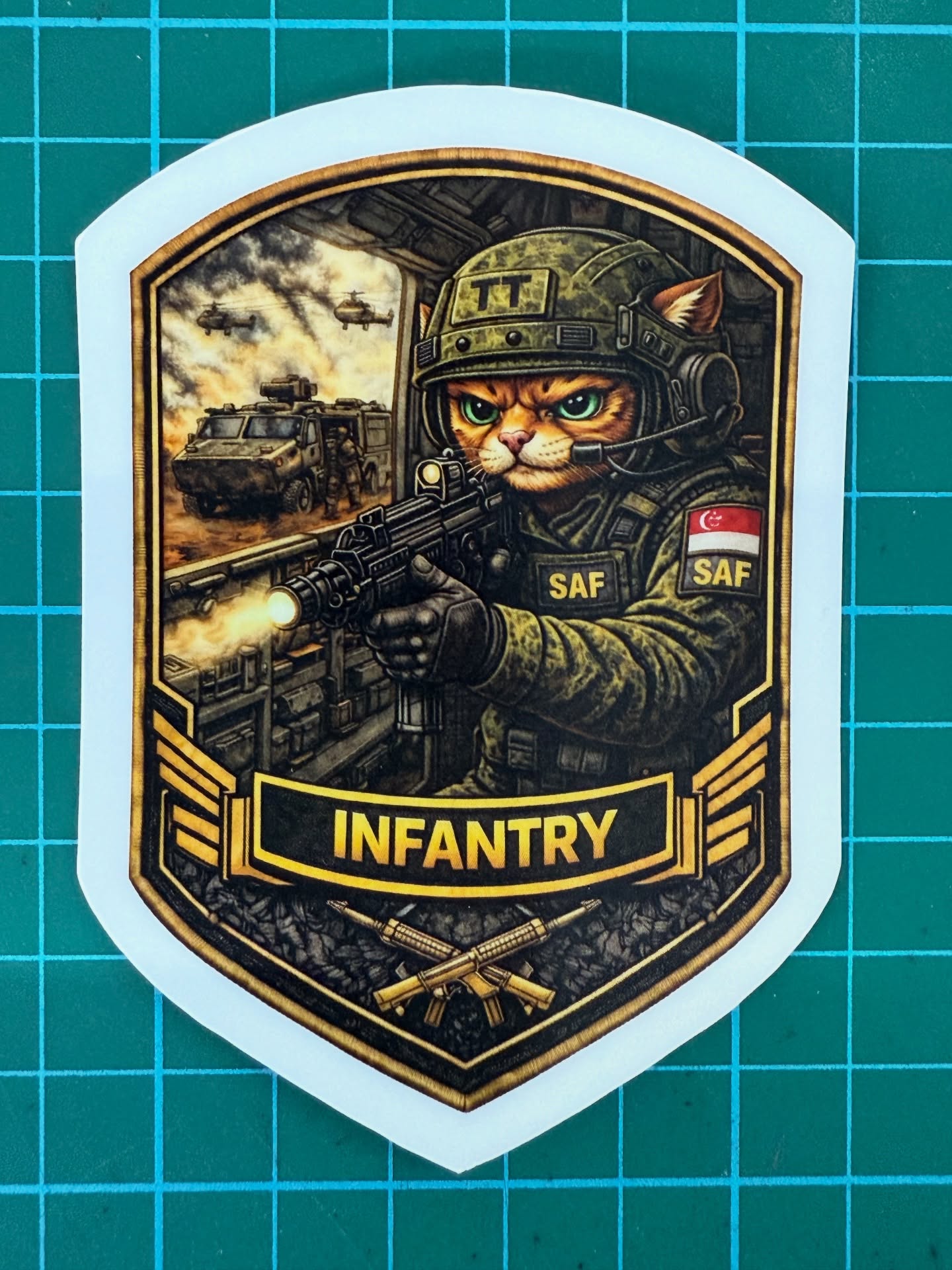 Tactical Titan Outdoor Stickers: Commandos, Naval Divers & Pilot Editions