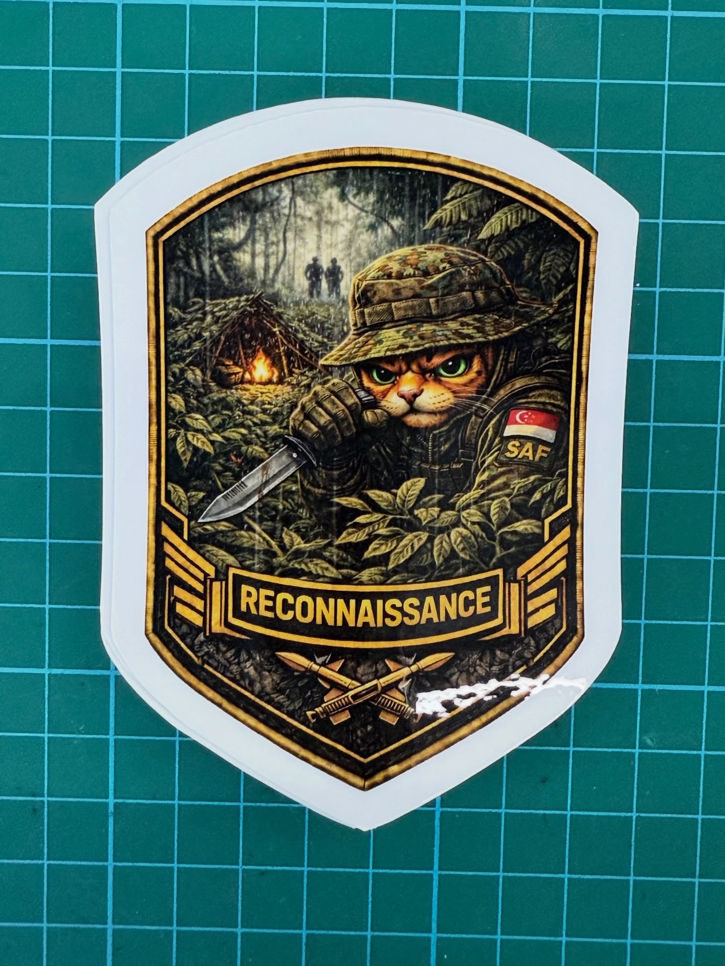 Tactical Titan Outdoor Stickers: Commandos, Naval Divers & Pilot Editions