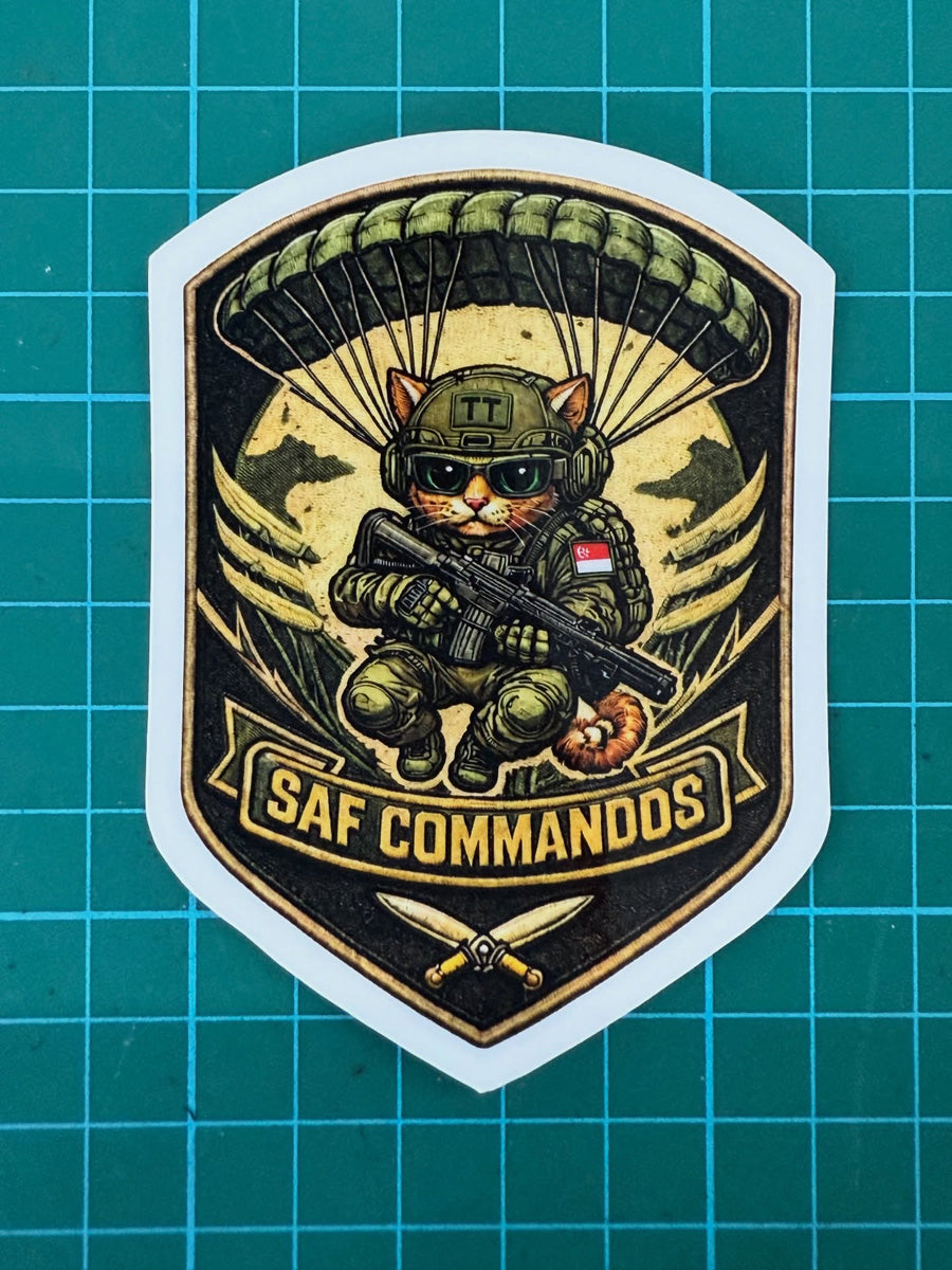 Tactical Titan Outdoor Stickers: Commandos, Naval Divers & Pilot Editions