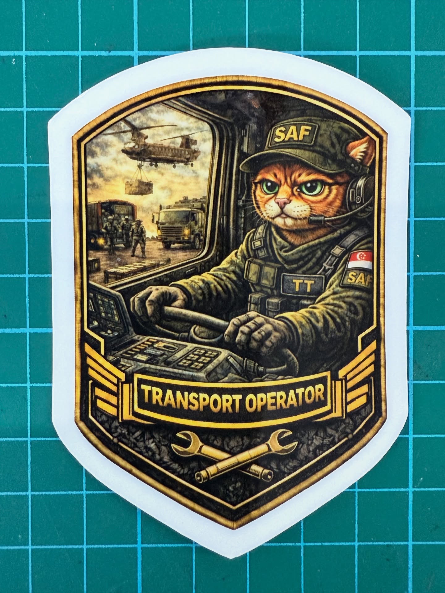 Tactical Titan Outdoor Stickers: Commandos, Naval Divers & Pilot Editions