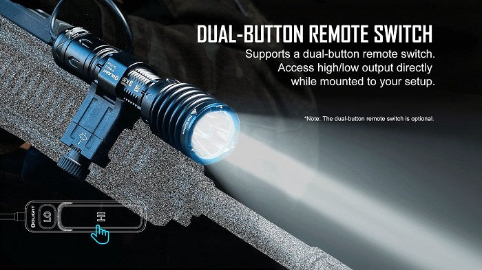 OLIGHT WARRIOR X 3 RECHARGEBALE TACTICAL LED FLASHLIGHT - 2500 LUMENS - INCLUDES 1 X 21 700 - BLACK