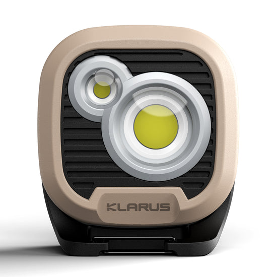 KLARUS WL3 13500MAH CAMPING LIGHT RECHARGEABLE WORK LIGHT - DESERT TAN