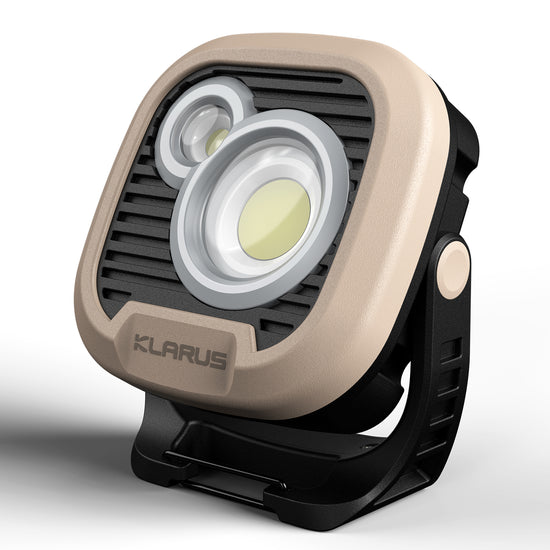 KLARUS WL3 13500MAH CAMPING LIGHT RECHARGEABLE WORK LIGHT - DESERT TAN
