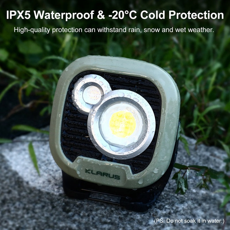 KLARUS WL3 13500MAH CAMPING LIGHT RECHARGEABLE WORK LIGHT - DESERT TAN