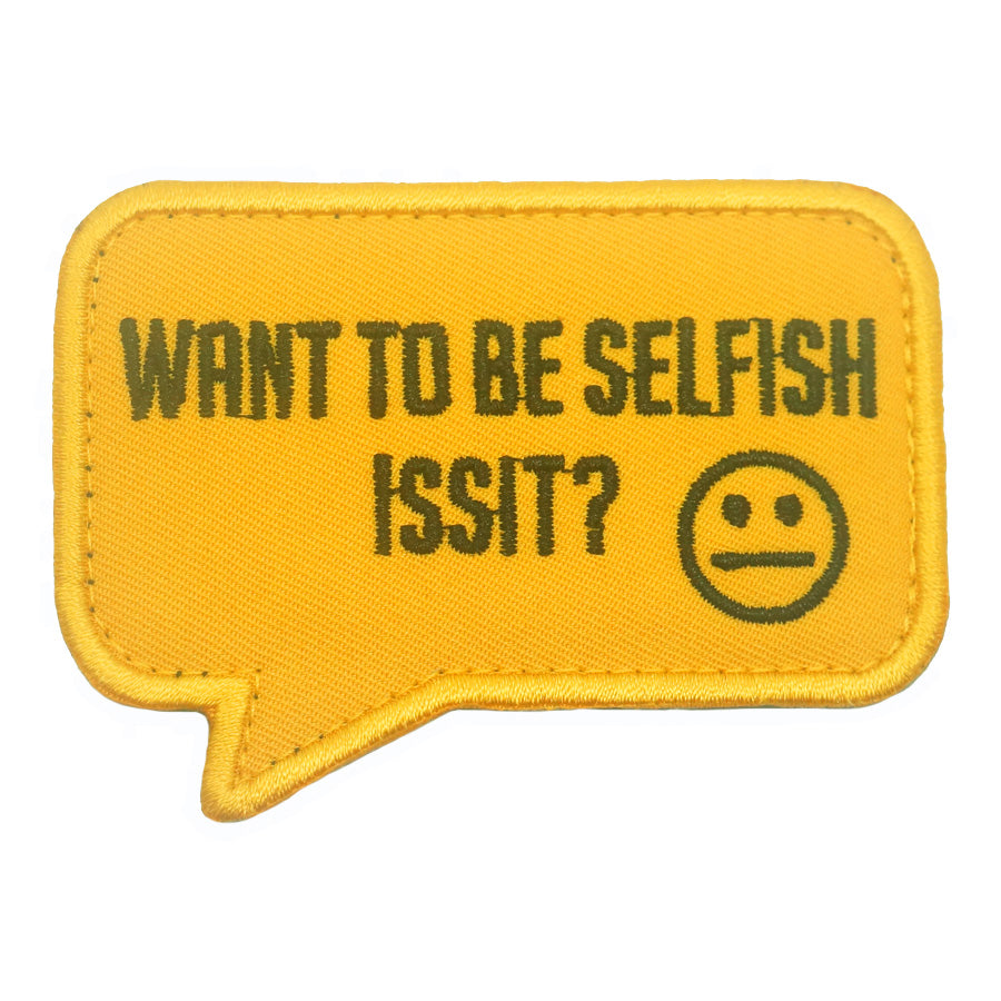 SELFISH PATCH - YELLOW