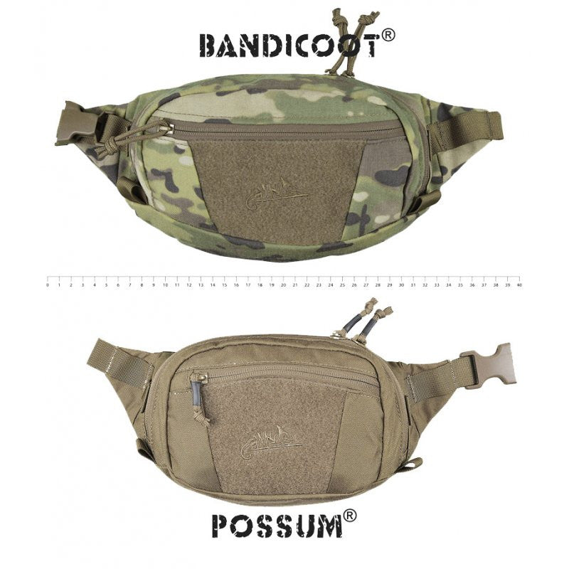 HELIKON-TEX BANDICOOT WAIST PACK - BLACK/OLIVE GREEN