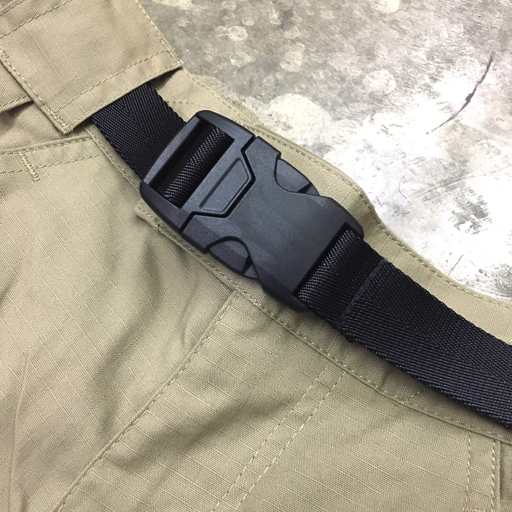 1" COVERT BUCKLE BELT - BLACK