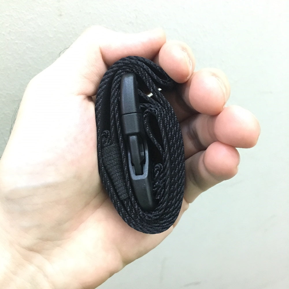 1" COVERT BUCKLE BELT - BLACK