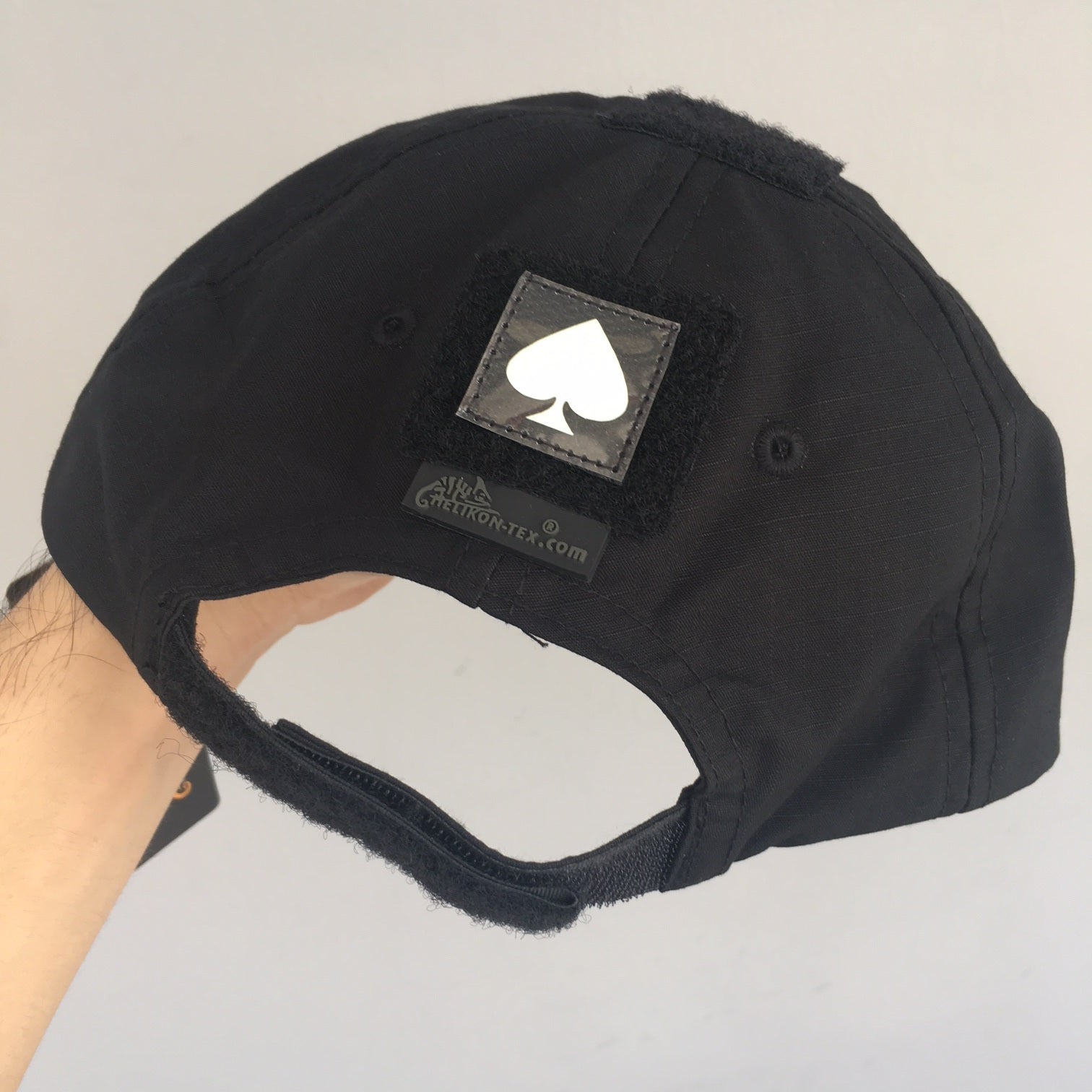 1 INCH SPADE PATCH - GLOW IN THE DARK