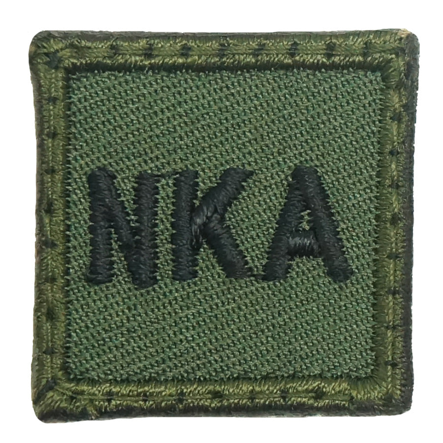 HGS BLOOD GROUP 1" PATCH, NKA (OD GREEN)