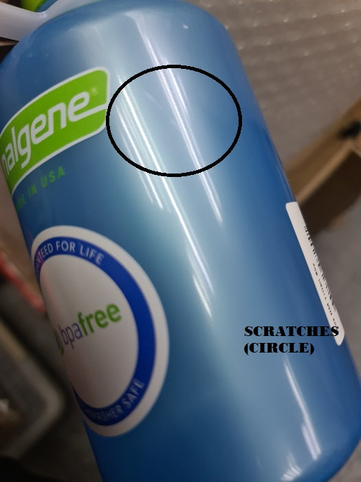 NALGENE NARROW MOUTH 16 OZ / 500 ML - SKY (OLD STOCK WITH SOME SCRATCHES)