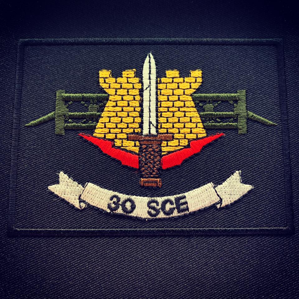 30 SCE LOGO PATCH - BLACK
