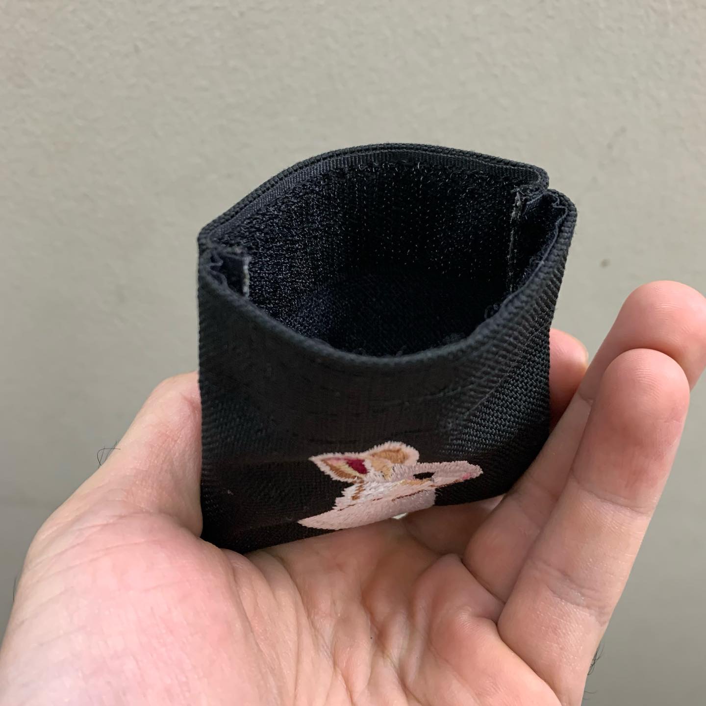 MIL-SPEC COIN PURSE WITH RABBIT EMBROIDERY - COYOTE