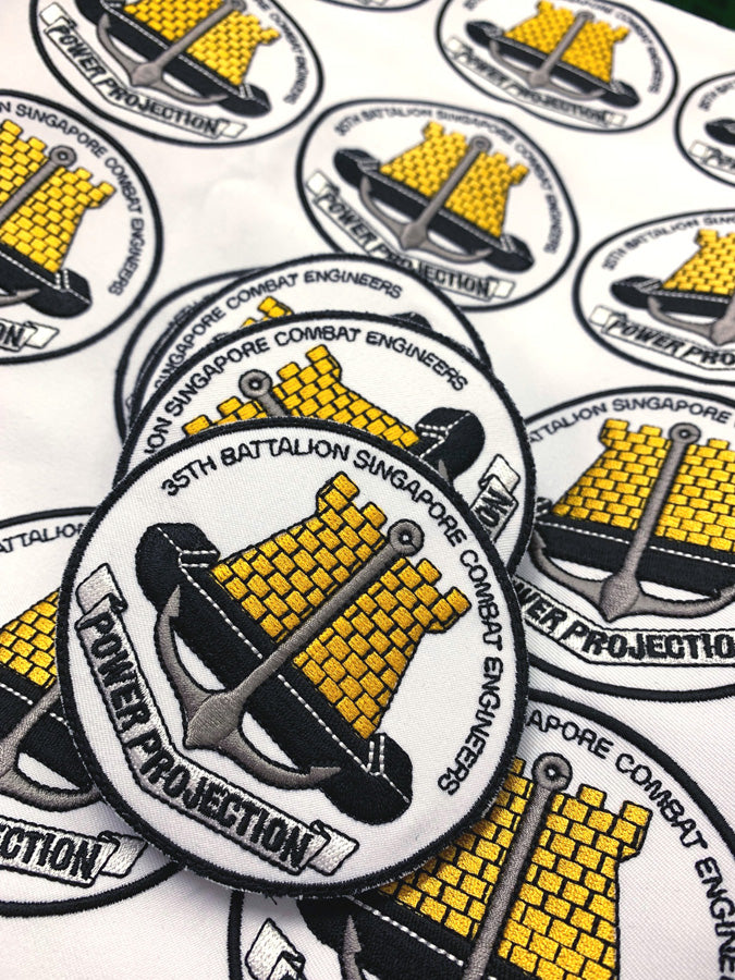 35 SCE LOGO PATCH - POWER PROJECTION