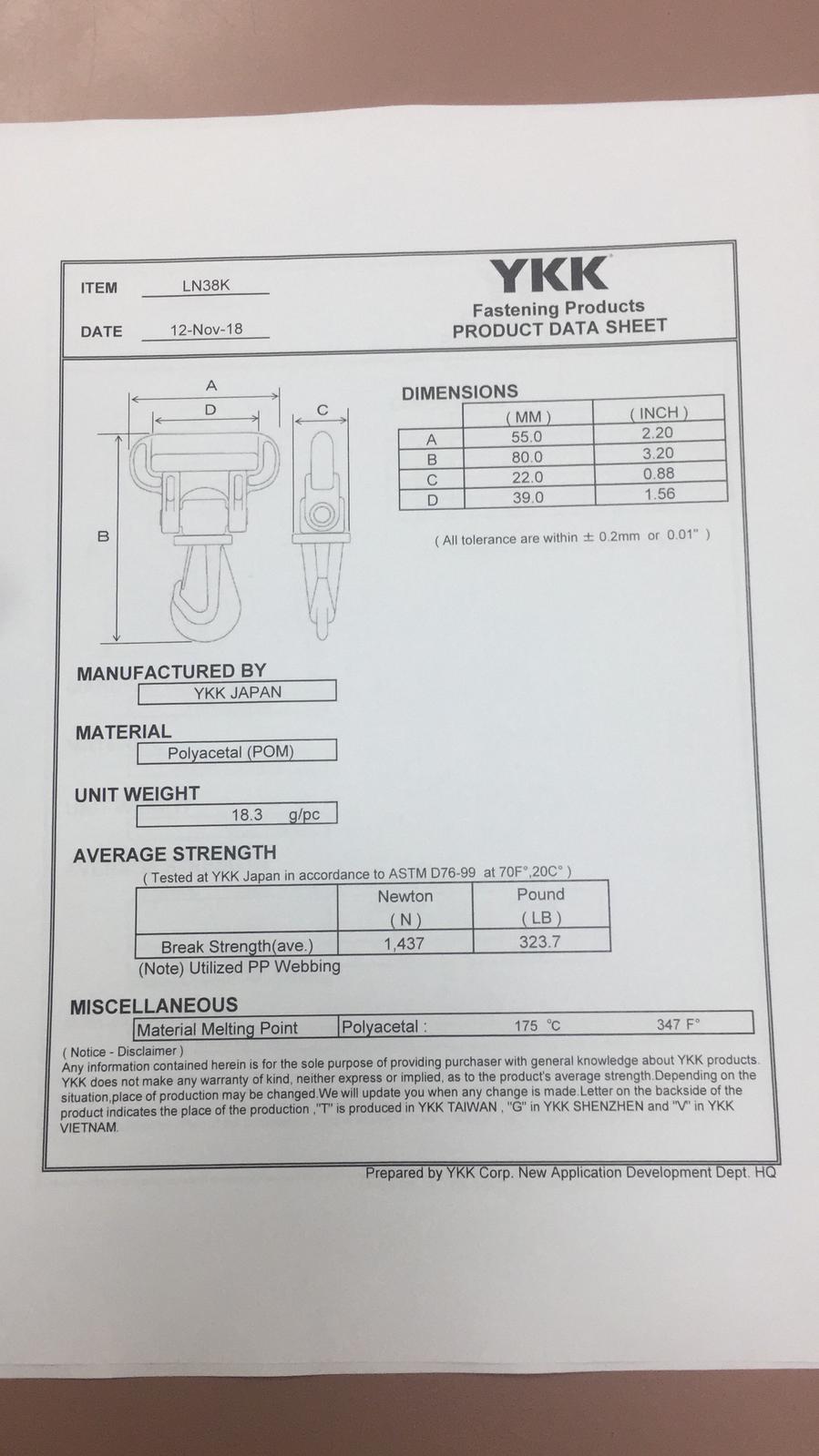 MIL-SPEC PADDED SHOULDER STRAP USING YKK SWIVEL HOOKS - MULTICAM