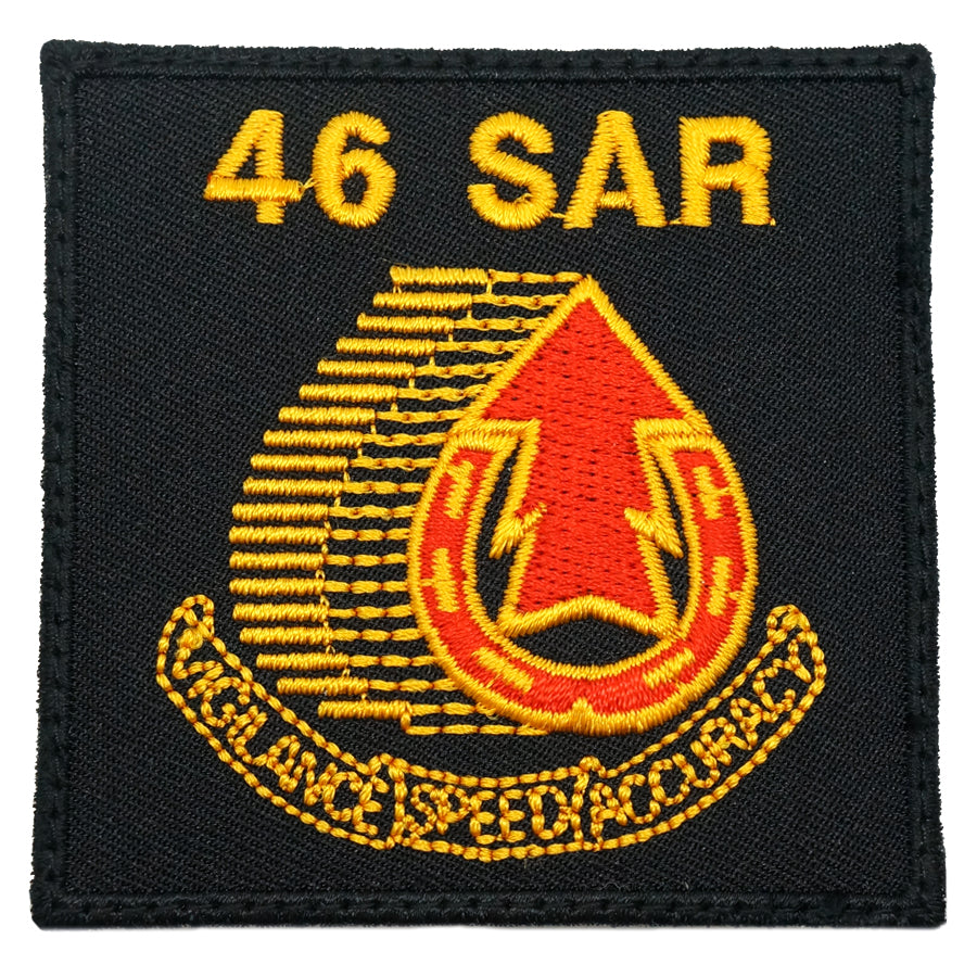 46 SAR LOGO PATCH - VIGILANCE SPEED ACCURACY