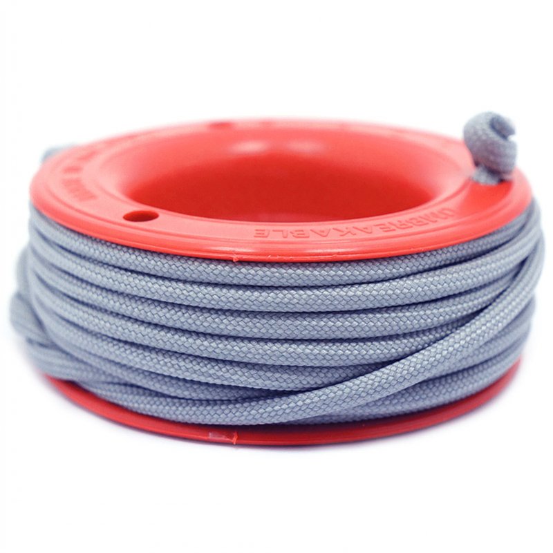 550 PARACORD MINI SPOOL - SILVER - Hock Gift Shop | Army Online Store in Singapore