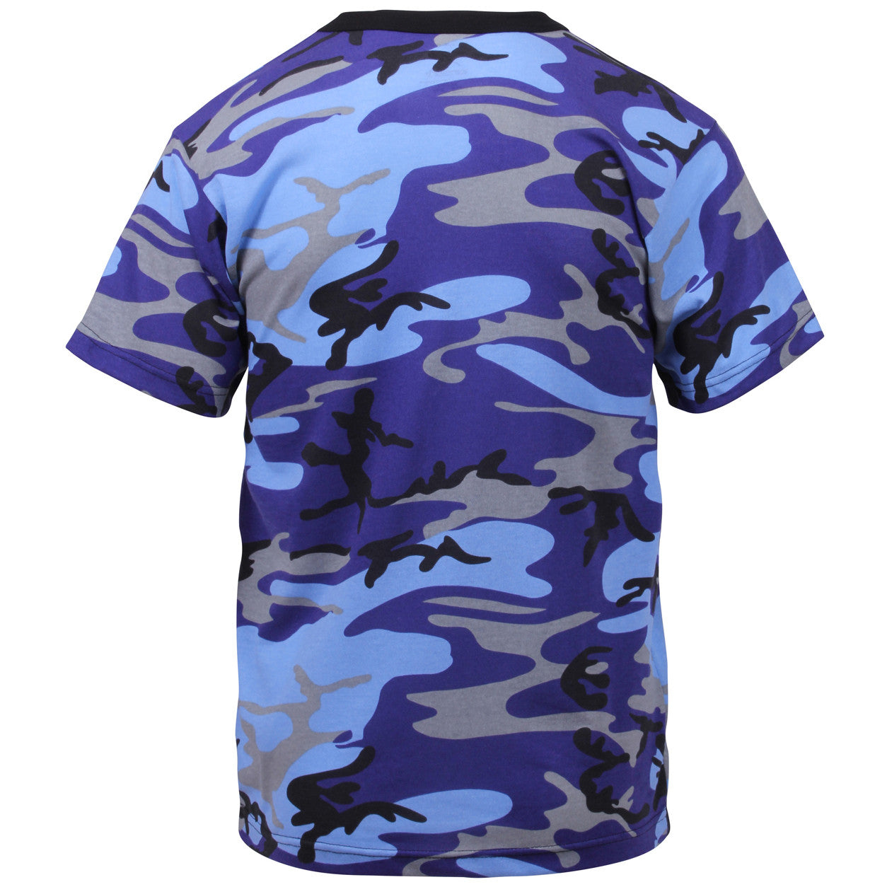 ROTHCO CAMO T-SHIRT - ELECTRIC BLUE CAMO - Hock Gift Shop | Army Online Store in Singapore