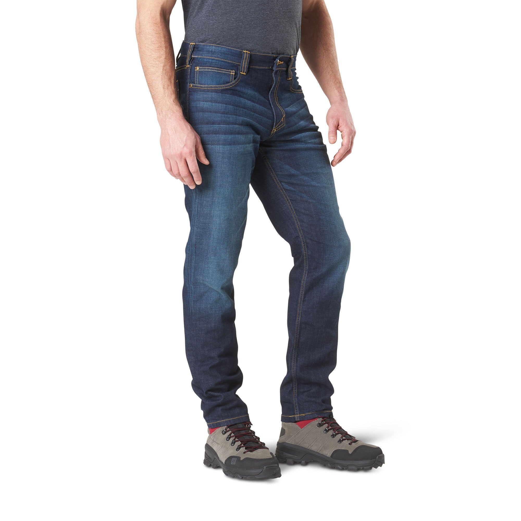 5.11 DEFENDER FLEX SLIM JEAN - DARK WASH INDIGO - Hock Gift Shop | Army Online Store in Singapore
