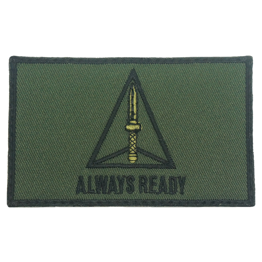 ADF PATCH 8CM X 5CM - OD GREEN