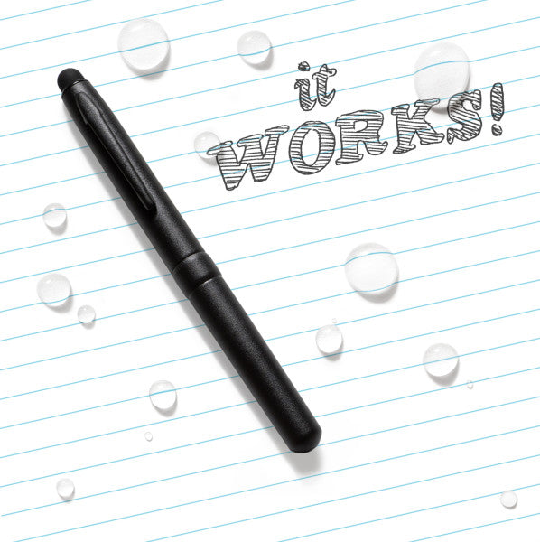 RITE IN THE RAIN WEATHERPROOF METAL STYLUS PEN - BLACK INK (94S)