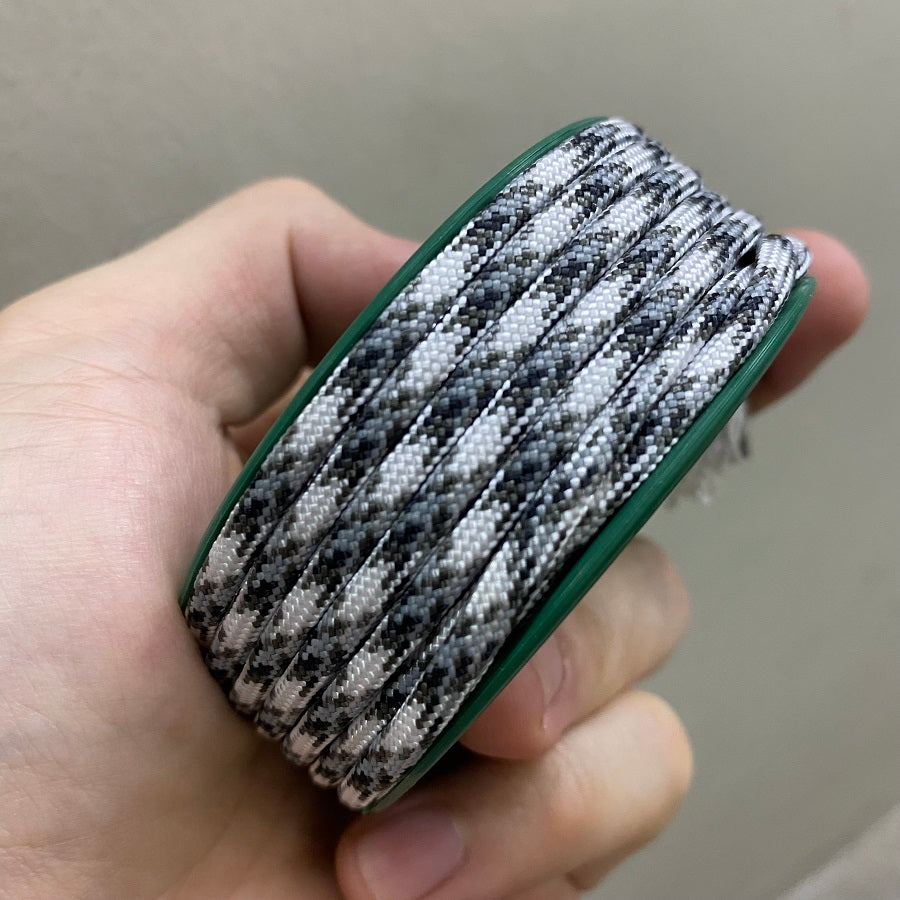 550 PARACORD MINI SPOOL - ATWOOD ROPE MFG (SNOW CAMO)