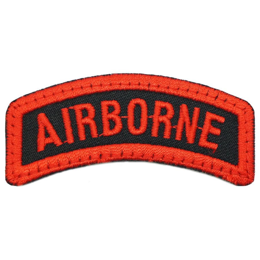 AIRBORNE TAB - BLACK RED