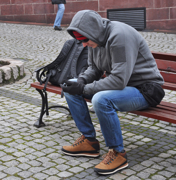 HELIKON-TEX URBAN TACTICAL HOODIE LITE - FULLZIP (GREY)