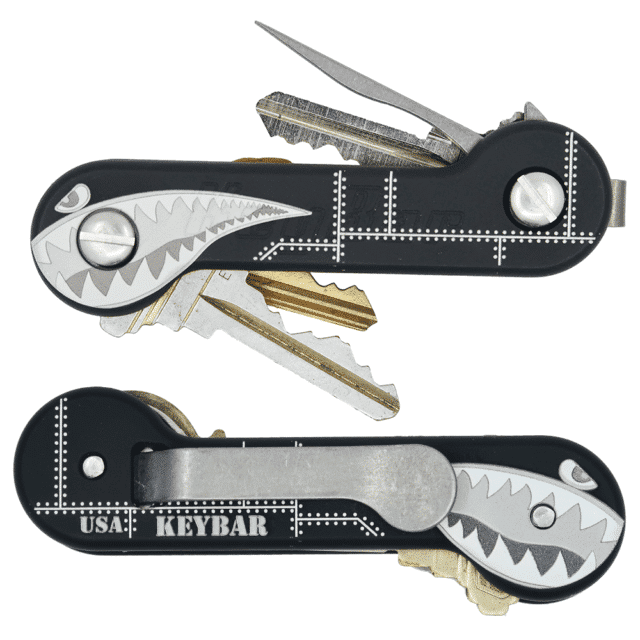 KEYBAR ANODIZED ALUMINUM BOMBER - BLACK