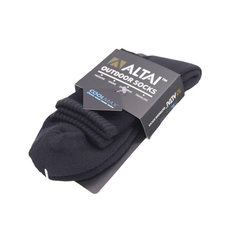 ALTAI OUTDOOR COOLMAX SOCKS - BLACK