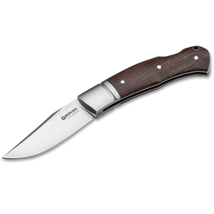BOKER BOXER LOCKBACK KNIFE DESERT IRONWOOD 3.1 SATIN (111025)
