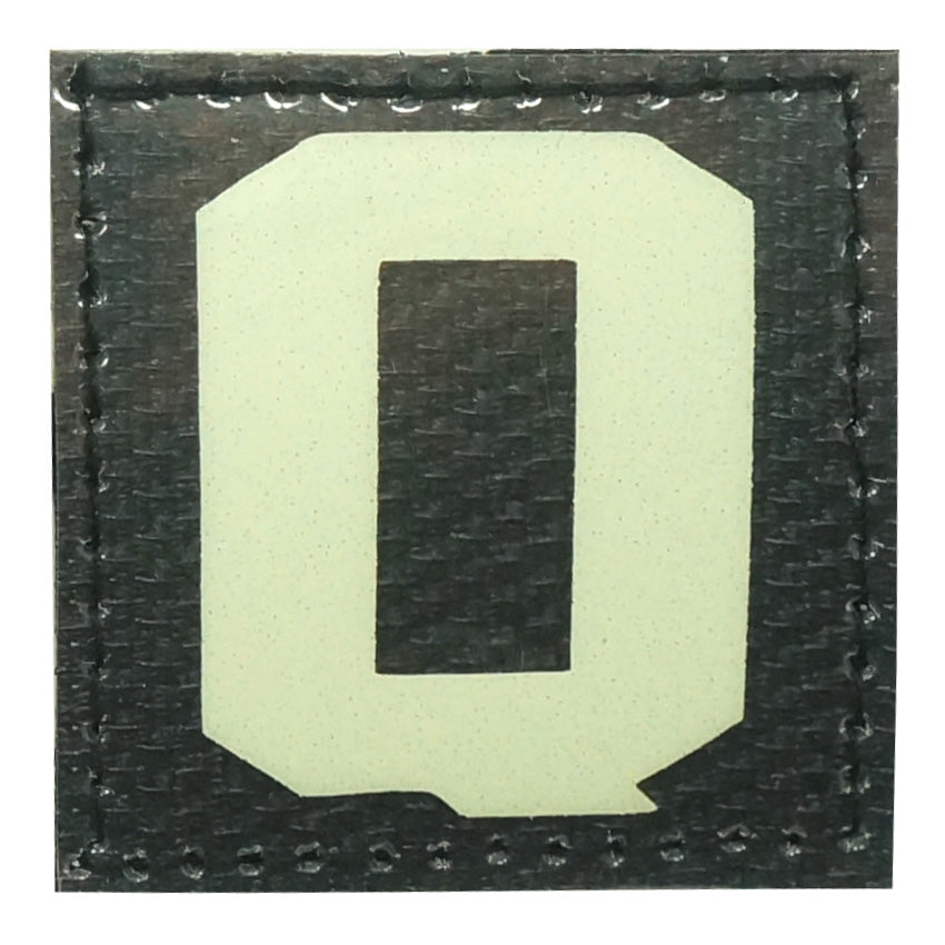 BIG LETTER Q GITD PATCH - GLOW IN THE DARK