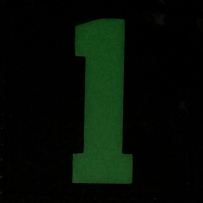 BIG NUMBER 1 GITD PATCH - GLOW IN THE DARK
