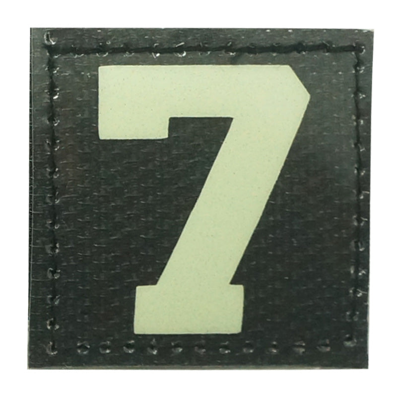 BIG NUMBER 7 GITD PATCH - GLOW IN THE DARK