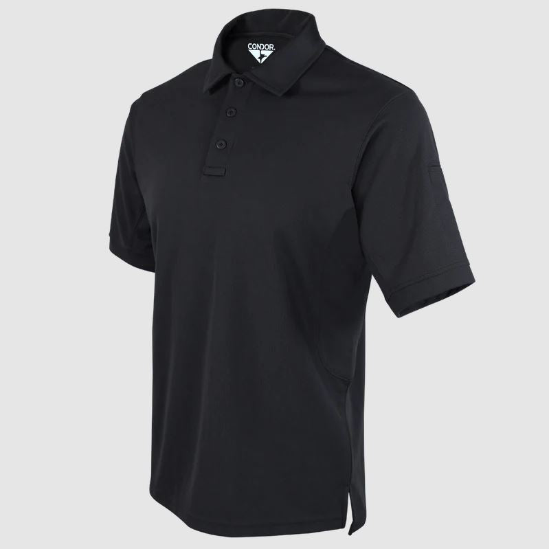 CONDOR PERFORMANCE TACTICAL POLO T-SHIRT - BLACK