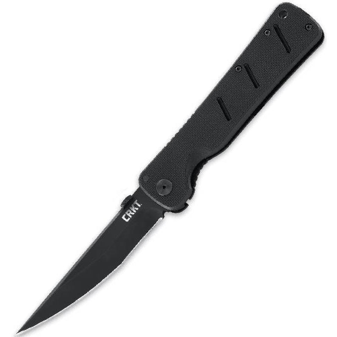 CRKT WILLIAM OTANASHI NOH KEN PLAIN EDGE - BLACK (2906)
