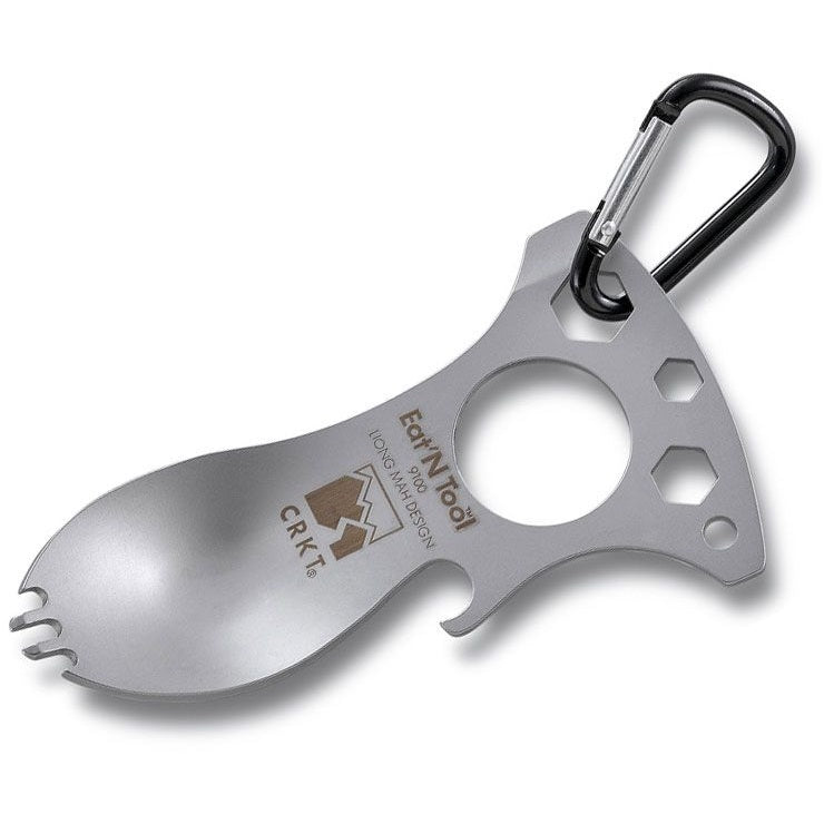 CRKT EAT'N TOOL (BEAD BLAST) - SILVER (9100C)
