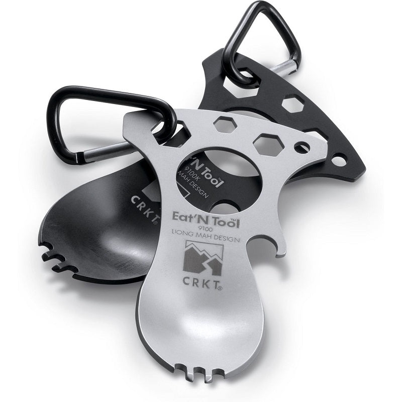 CRKT EAT'N TOOL (BEAD BLAST) - SILVER (9100C)