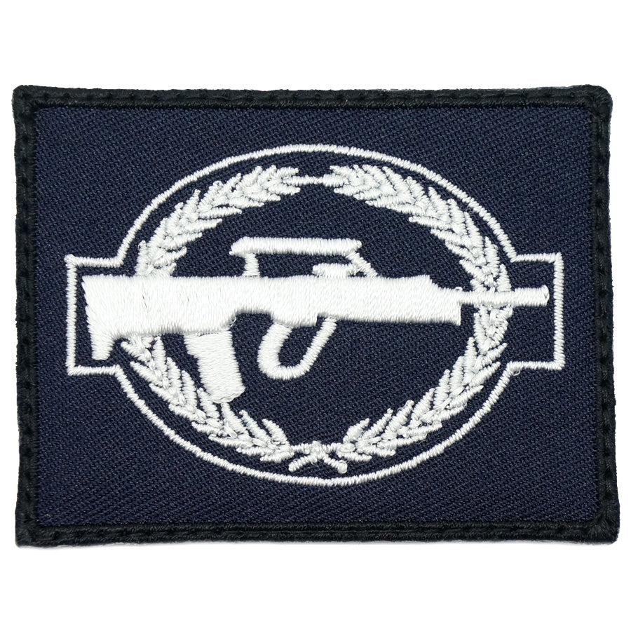 COMBAT SKILL BADGE - NAVY WHITE