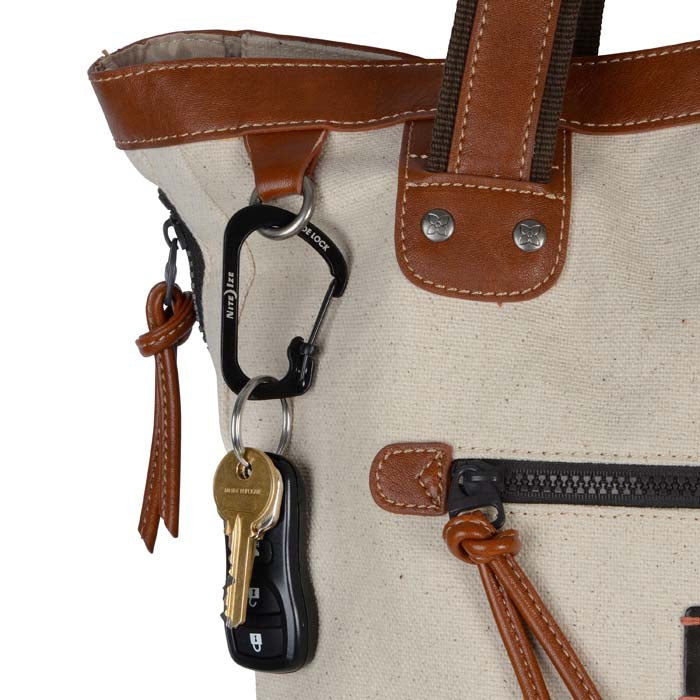 NITEIZE CARABINER SLIDE LOCK SIZE 3-PACK - BLACK