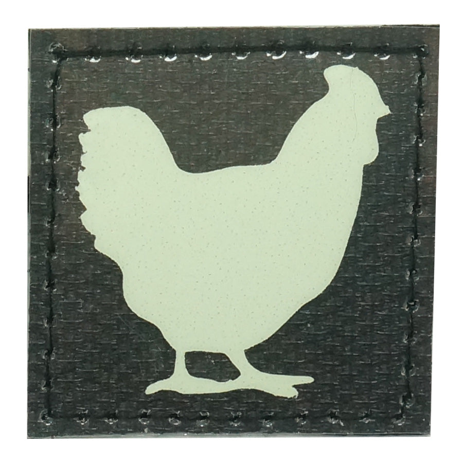 CHICKEN GITD PATCH - GLOW IN THE DARK