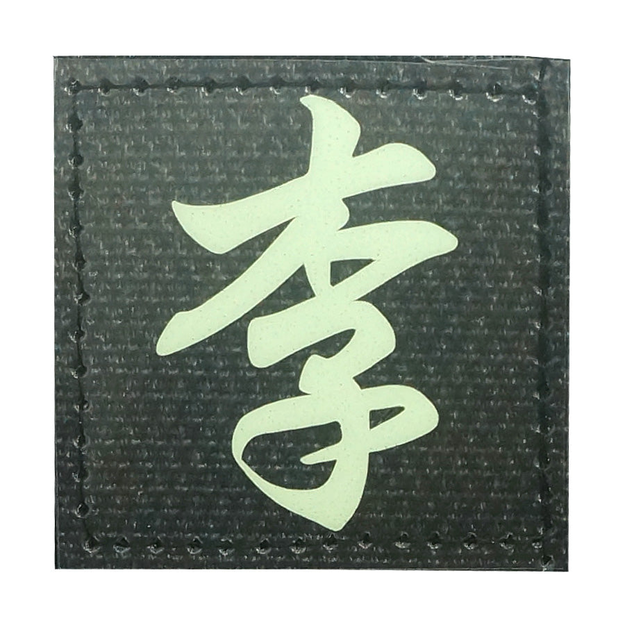 CHINESE SURNAME GLOW IN THE DARK PATCH - LI 李