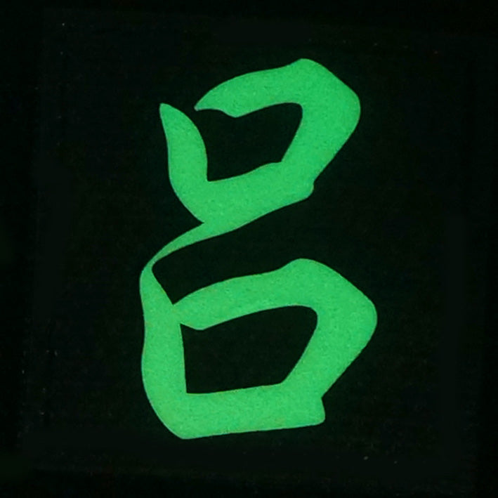 CHINESE SURNAME GLOW IN THE DARK PATCH - LU 吕