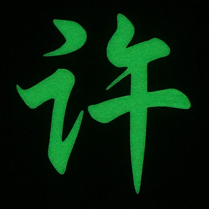 CHINESE SURNAME GLOW IN THE DARK PATCH - XU 许