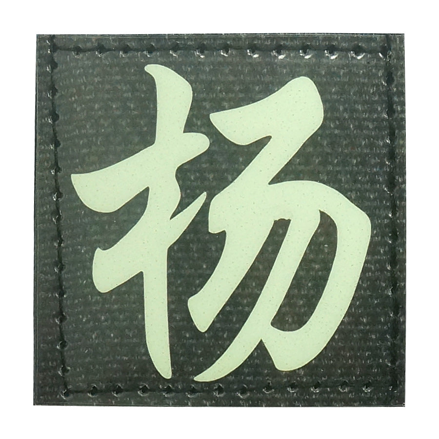 CHINESE SURNAME GLOW IN THE DARK PATCH - YANG 杨